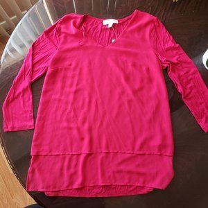 Michael Kors "Raspberry" Blouse